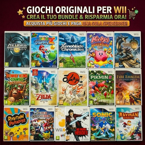 Giochi nintendo wii originali - nintendo,