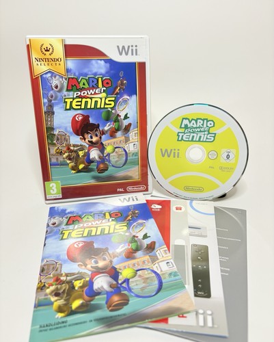 Mario power tennis wii pal - mario, wii,