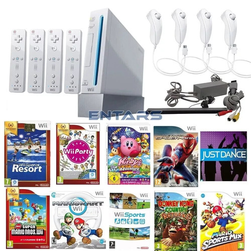 Nintendo wii console 4 - ,